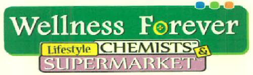 Wellness Forever Lifestyle Chemists & Supermarket Device mark 2986697 Trademark