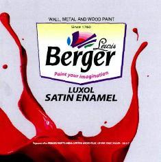 Lewis Berger, Luxol Satin Enamel (device Of Paint) Device mark 2641636 Trademark
