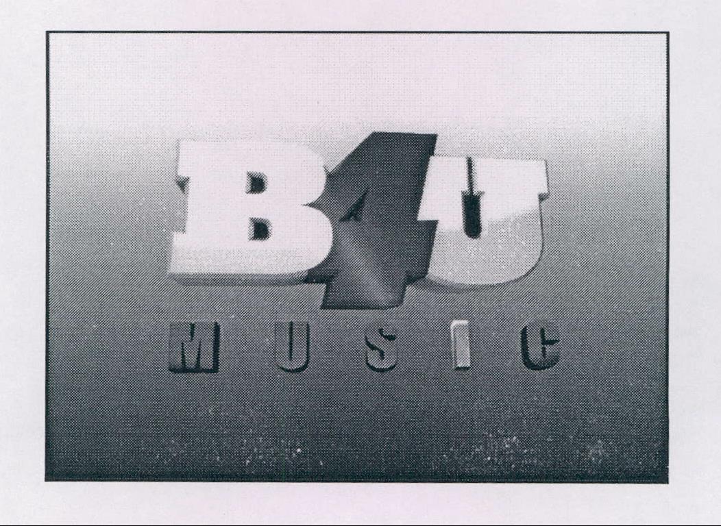 B4u Music Device mark 2002187 Trademark