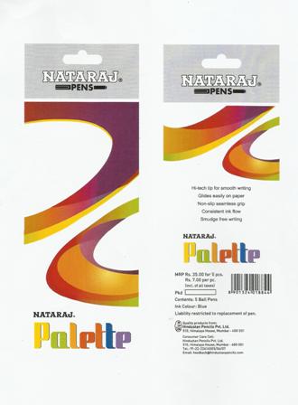 Nataraj Pens Nataraj Palette Device mark 2898986 Trademark