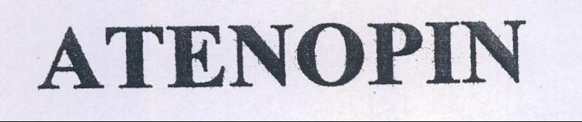Atenopin Device mark 2192371 Trademark
