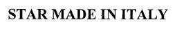 Star Made In Italy Device mark 2590948 Trademark