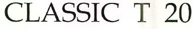 Classic T 20 Device mark 2552009 Trademark