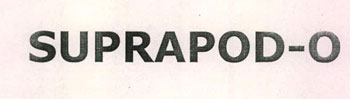 Suprapod-o Device mark 2336515 Trademark