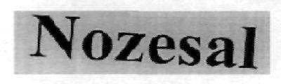 Nozesal (device) Device mark 2724954 Trademark