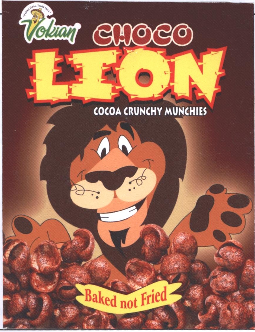 Choco Lion Cocoa Crunchy Munchies Device mark 2183157 Trademark