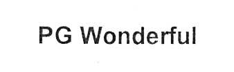 Pg Wonderful Device mark 2135494 Trademark
