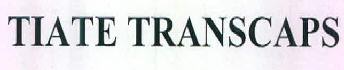 Tiate Transcaps Device mark 2891325 Trademark