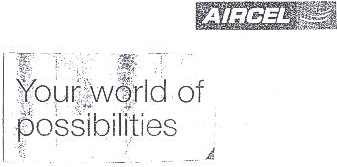 Aircel, Your World Of Possibilities Device mark 2056772 Trademark