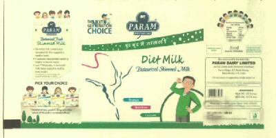 Param Diet Milk Device mark 2916228 Trademark