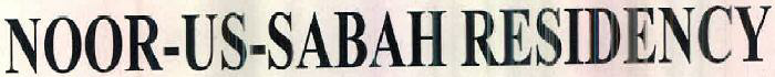 Noor-us-sabah Residency Device mark 2557412 Trademark