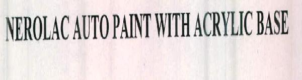 Nerolac Auto Paint With Acrylic Base Device mark 2364274 Trademark