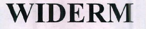 Widerm Device mark 2384199 Trademark