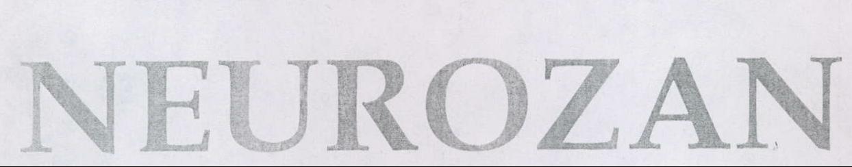 Neurozan Device mark 2138793 Trademark