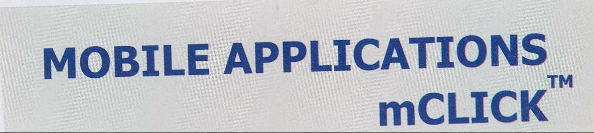 Mobile Applications Mclick Tm Device mark 2140328 Trademark