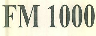 Fm 1000 Device mark 2995101 Trademark