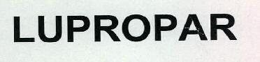 Lupropar Device mark 2322444 Trademark