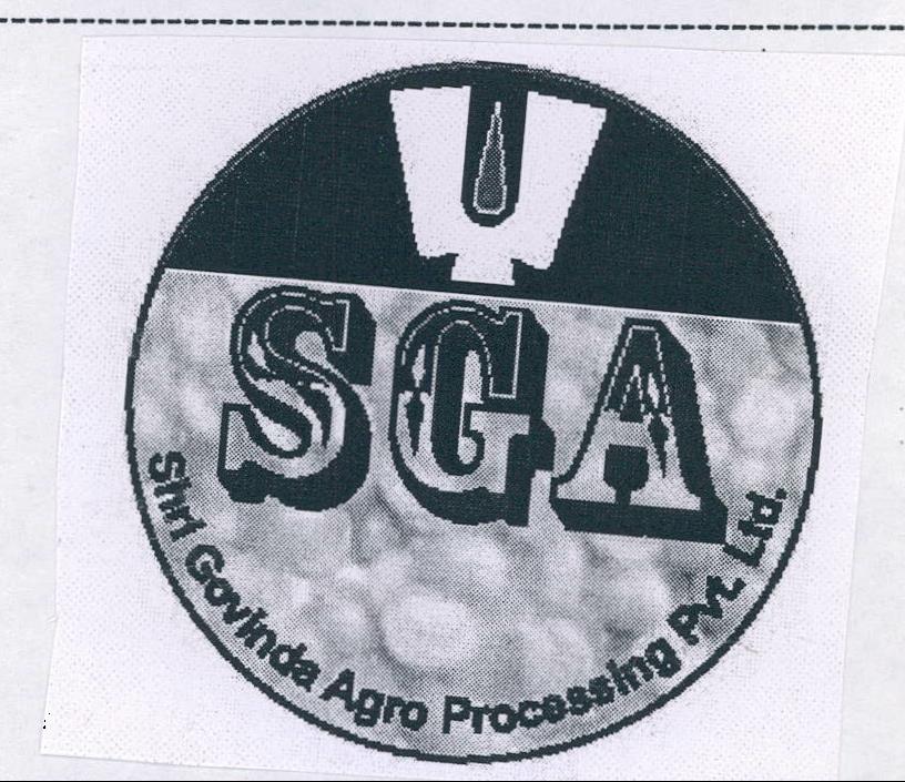 Sga Shri Govinda Agro Processing Pvt.ltd. Device mark 2081821 Trademark