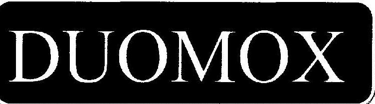 Duomox (with Device) Device mark 2015899 Trademark