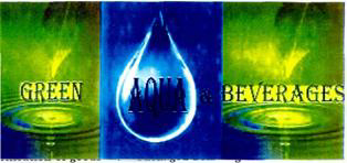 Green Aqua & Beverages Device mark 2371959 Trademark