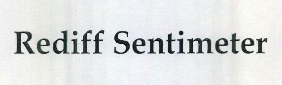Rediff Sentimeter Device mark 2454518 Trademark