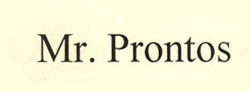 Mr. Prontos Device mark 2579620 Trademark
