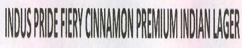 Indus Pride Fiery Cinnamon Premium Indian Lager Device mark 2323200 Trademark
