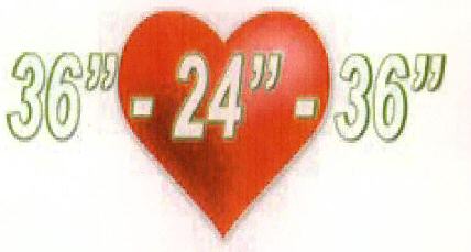 36" - 24" - 36" (device Of Heart) Device mark 2310377 Trademark