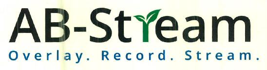 Ab-stream Overlay. Record. Stream. Device mark 2914349 Trademark