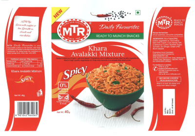 Mtr Khara Avalakki Mixture Spicy Device mark 2370739 Trademark