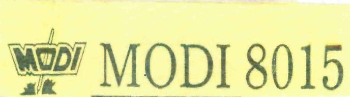 Modi 8015 (label) Device mark 2234165 Trademark
