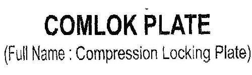 Comlok Plate Device mark 2038509 Trademark