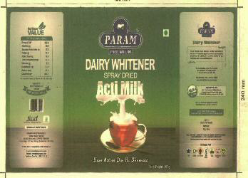 Param Dairy Whitener Device mark 2973561 Trademark