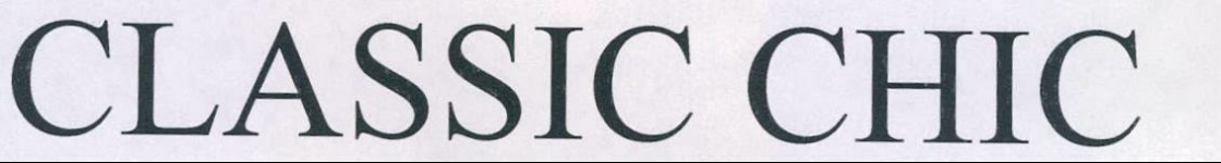 Classic Chic Device mark 2190150 Trademark