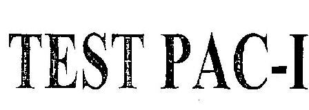 Test Pac-i (device) Device mark 2325932 Trademark