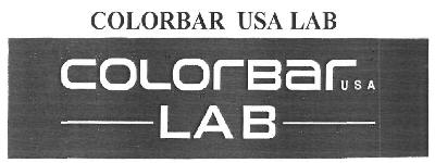Colorbar Usa Lab (label) Device mark 2783182 Trademark