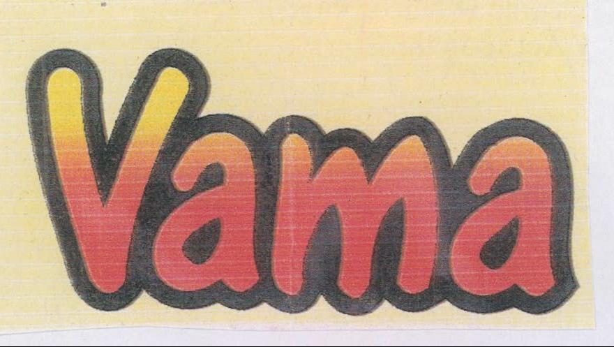Vama Device mark 2124619 Trademark