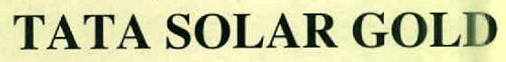 Tata Solar Gold Device mark 2737486 Trademark
