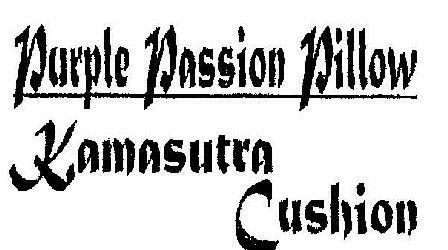 Purple Passion Pillow Kamasutra Cushion (logo) Device mark 2068832 Trademark