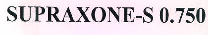 Supraxone-s 0.750 Device mark 2738037 Trademark