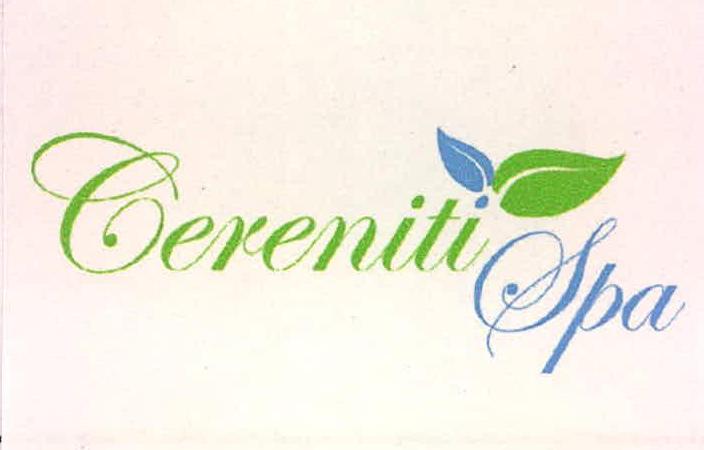 Cereniti Spa Device mark 2226912 Trademark