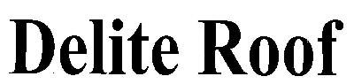 Delite Roof (device) Device mark 2613296 Trademark