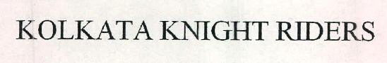 Kolkata Knight Riders Device mark 2384294 Trademark