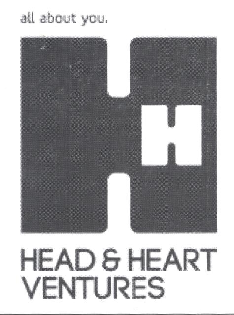All About You. H Head & Heart Ventures Device mark 2321466 Trademark