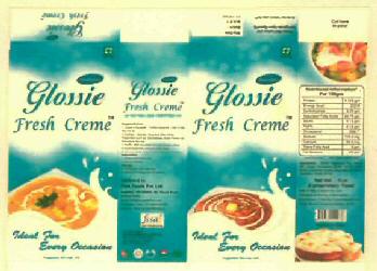 Glossie Fresh Cream Device mark 2990918 Trademark