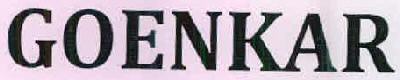 Goenkar Device mark 2554658 Trademark