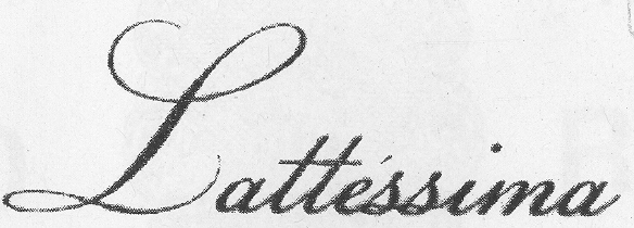 Lattessima (label) Device mark 2213965 Trademark