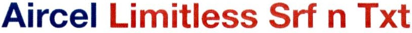 Aircel Limitless Srf N Txt Device mark 2456809 Trademark
