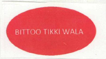 Bittoo Tikki Wala (label) Device mark 2464331 Trademark