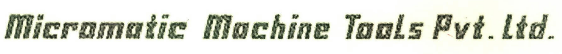 Micromatic Machine Tools Pvt. Ltd. Device mark 2617224 Trademark